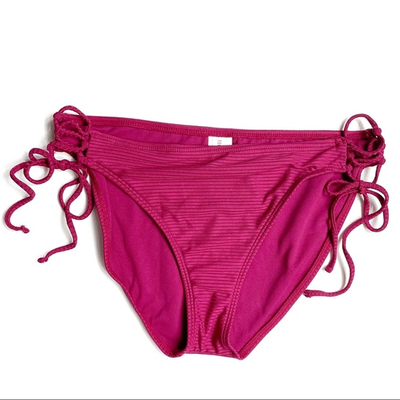 Hula honey Ribbed Two Piece Swimsuit Bikini M/XL - Picture 4 of 7